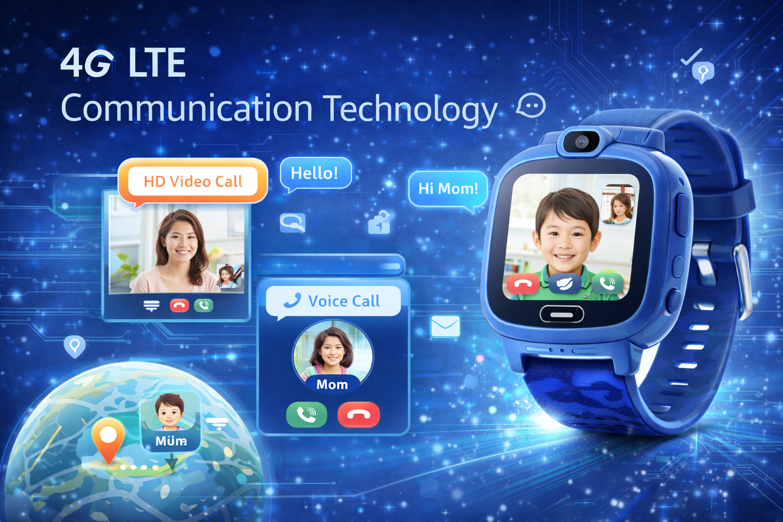 Calling smartwatch communication